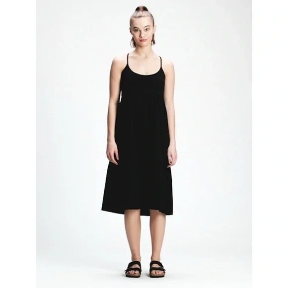 NWT GAP Racerback Tiered Midi Dress - Picture 1 of 12